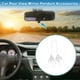 thumbnail image 2 of Accesorios de colgante para espejo retrovisor de coche de metal con rhinestones falsos y diamantes falsos, adorno colgante para coche, color blanco variado, 2 of 6