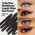 thumbnail image 5 of Revlon ColorStay Multiplayer Liquid-Glide Eye Pencil, Waterproof Eye Liner, 401 Checkmate, 0.03 oz, 5 of 16