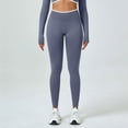 thumbnail image 2 of Audhol Yoga Leggings for Women High Waisted Leggings for Women Soft Gym Athletic Pants Workout Leggings for Women 4 Way Stretch Gym Leggings for Women Navy S, 2 of 4