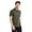 Green, variant on Wear Sierra Men's Polo Shirt, Short Sleeve, 2-Button, Quick Dry, Relaxed Fit, Black, Small