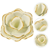 WHAMVOX Flower Shape Iron Wall Decor Homeowners Patio Wall 1Pack 7.1x7.1x2.8in