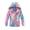Hot Pink, variant on XXWXYD Boys Girls Rain Jackets Prints Zip Up Colour Block Fleec𝖾 Lined Lightweight Hooded Raincoats Windbreaker Waterproo𝖿 Hiking Jackets Spring Fall Coat Coats Outerwear