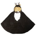 thumbnail image 3 of Fun World Womens Christmas Reindeer Hollyday Plush Poncho Holiday Shirt and Hood, 3 of 3