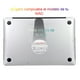 thumbnail image 2 of Funda dura compatible con MacBook Air 13 pulgadas A2337 M1 A2179 A1932 2020 2019 2018 izÜg Cristal, 2 of 4