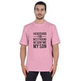 thumbnail image 1 of Inkmeso T-shirt à Col Rond pour Homme, Graphique Imprimé « J'ai Demandé à Dieu Mon Meilleur Ami, Il m'A Envoyé Mon Fils », Tee pour Père Fils Amour, 1 of 7