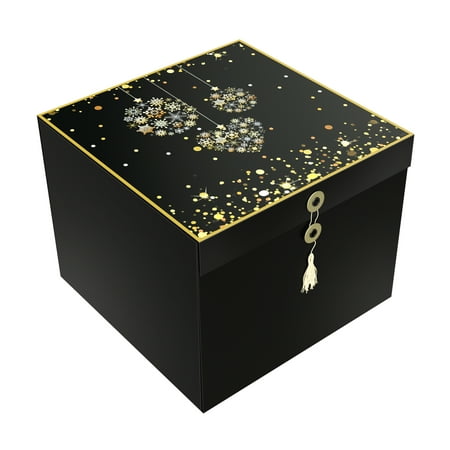 Wrapping Up Christmas Presents Games EZ Gift Box Como Ornament Christmas Box for Presents Gorgeous Glossy Finish Pops Up in Seconds for Holiday Storage 10x10x8 Includes Tissue Paper and Greeting Card - EndlessArtUS … ()