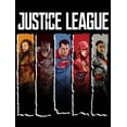 thumbnail image 7 of Justice League Movie Superhero Panels Boy's Black T-shirt-L, 7 of 7