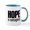White/Blue Inside, variant on CafePress - Hope Is Contagious Mugs - 11 oz Ceramic Mug - Novelty Coffee Tea Cup