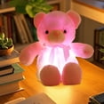thumbnail image 4 of 2026 New! Creative Light Up LED Inductive Teddy Bear Stuffed Animals Plush Toy Colorful Glowing Teddy Bear, 20- Inch, 4 of 6