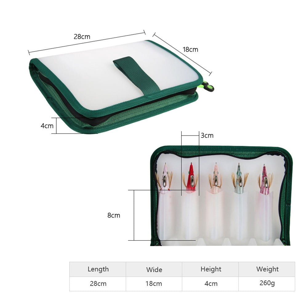 PASILI Hard Shell Fishing Tackle Boxes Fishing Lure Storage Bag Fishing Bag