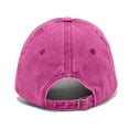 thumbnail image 3 of Patriotic 250 Anniversary USA Hat 1776-2026 Flag Vintage Washed Hat Distressed Denim Embroidered 250 Anniversary USA Flag Baseball Cap for Men Women Hot Pink, 3 of 3