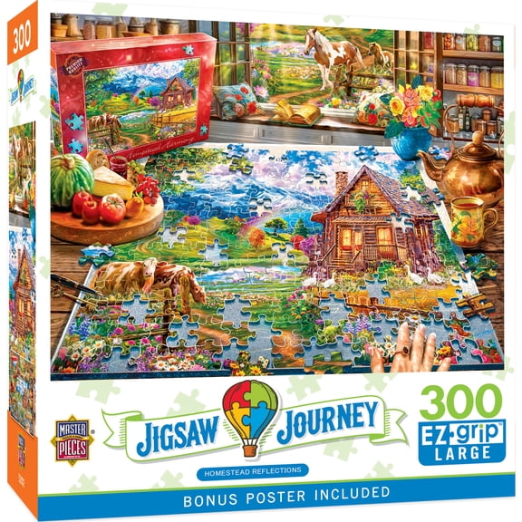 MasterPieces Jigsaw Journey - Homestead Reflections 300 Piece EZ Grip Puzzle