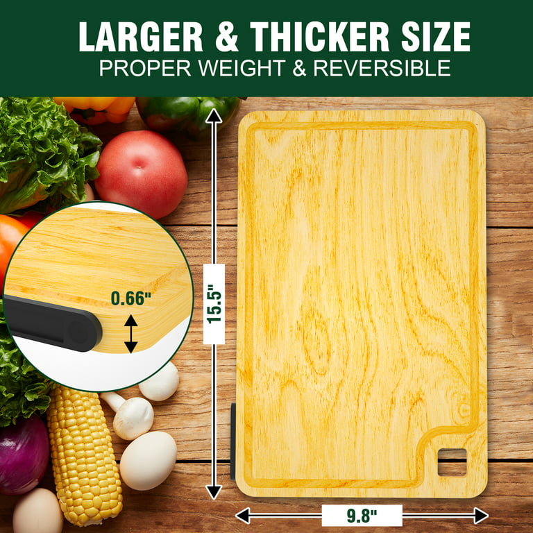 Bamboo Cutting Board Set with Juice Groove & Food Storage Trays, Lids, 17  / 1 - Kroger