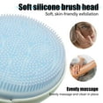 thumbnail image 3 of Acdanc Face Scrubber Soft Facial Cleansing Brush Face Exfoliator for All Skin Types Blue, 3 of 6