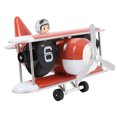 thumbnail image 1 of Retro Flip Clock, Airplane Flip Clock Digital Auto Flip Desk Clock 12 Hours, Mechanical Table Clock Large Number Battery Powered Internal Gear Operated Home Decor, Vintage Decor, 1 of 7