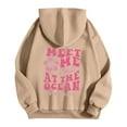 thumbnail image 6 of Srogem Hoodie for Teen Girls Graphic Hoodies Cute Preppy Sweatshirt Long Sleeve Drawstring Tops with Pockets, 6 of 6