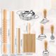thumbnail image 3 of Gnocchi and Ravioli Making Tool Ravioli Stamp Set Handmade Pastas Set Rolling Pin Perfect for Family Baking Activities, 3 of 5