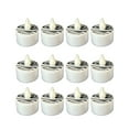 thumbnail image 2 of hengsof 12PCS Halloween Tea Lights Candles, Pumpkin Flameless Candles with Ghost Face, Halloween Candle Lantern Night Light, 2 of 6