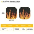 thumbnail image 5 of Yuyamidu Fire Sun Shade for Car Windshield Fashion Car Sun Shade Windshield Lightweight Automotive Sun Visor Vehicle Accessories 2 PCS Car Sun Shade Heat Protection, 5 of 5