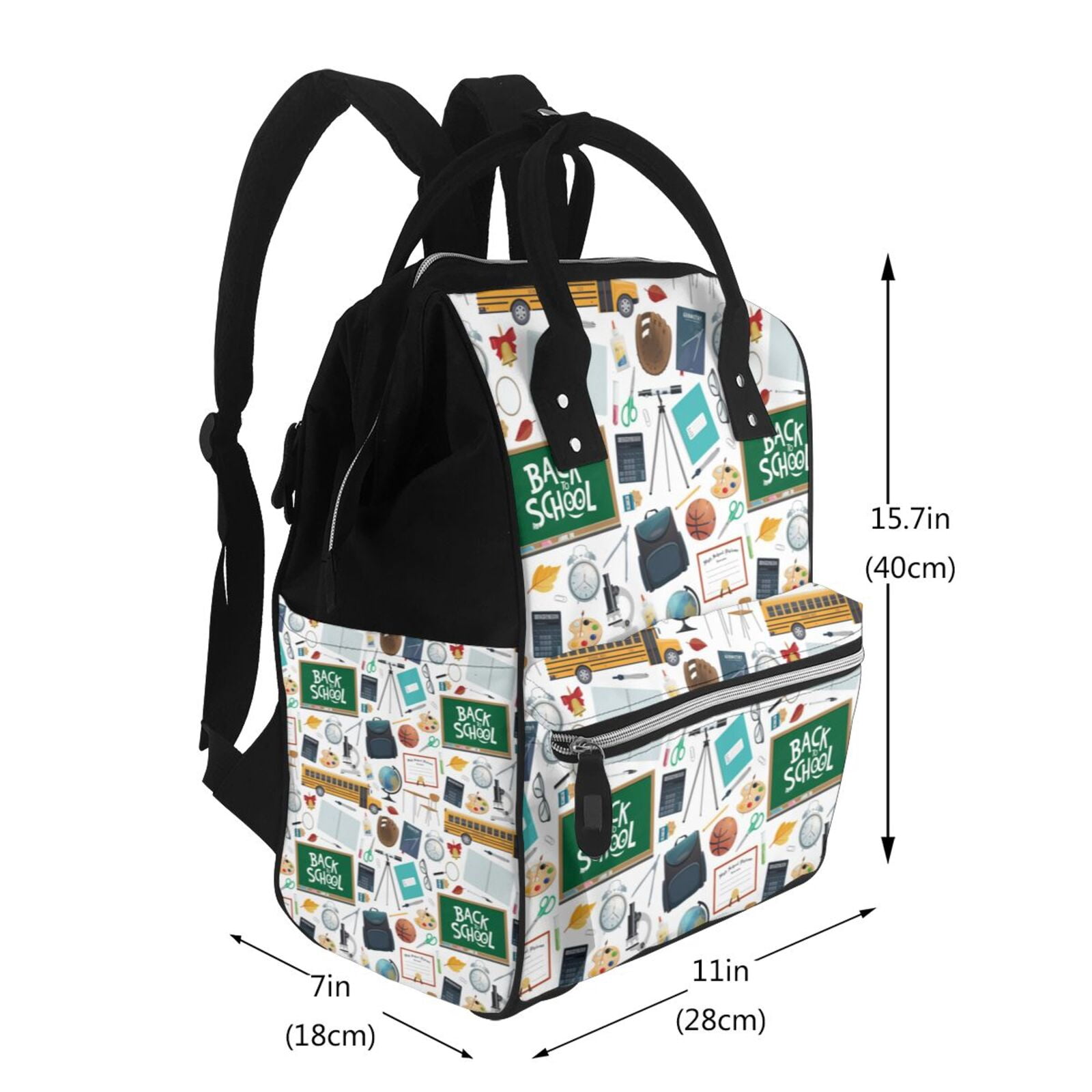 Kdxio Baby Diaper Backpack,Multi-Function Travel Backpack Nappy Bags,Nursing Bag, Fashion Mummy,Roomy Waterproof for Baby Care(Back To School A)