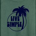 thumbnail image 3 of Instant Message - Live Simple - Women's Lightweight French Terry Long Sleeve Shirt, 3 of 6