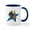 White/Navy Inside, variant on CafePress - G.I. Joe Snake Eyes And Scarlett - 11 oz Ceramic Mug - Novelty Coffee Tea Cup