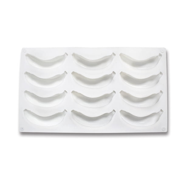 Molde de silicona antiadherente para hornear de grado alimenticio con forma de S y arco curvo, molde de policarbonato ecológico para chocolate para hornear y hacer manualidades de manera creativa,