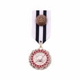 thumbnail image 1 of Broche de tela a rayas Sunnimix estilo F para mujeres y hombres, 1 of 8