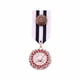 thumbnail image 1 of Insignia de tela a rayas, medalla, accesorio vintage para disfraces, joyería, ramillete para niños Estilo F, 1 of 9