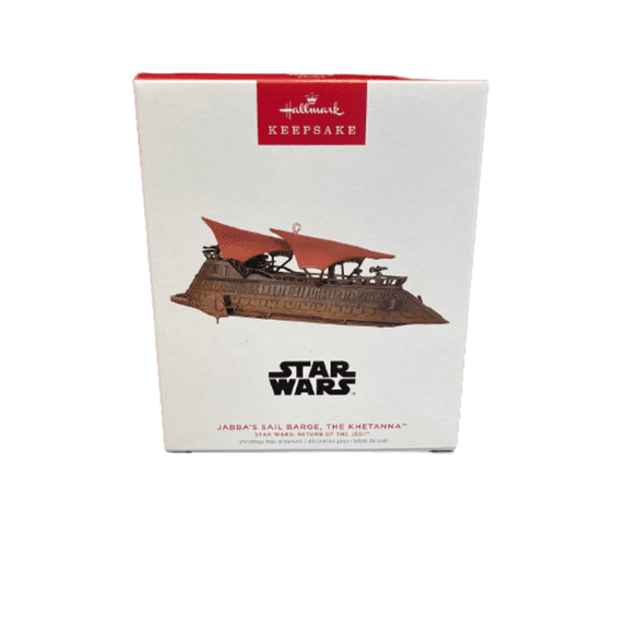 Hallmark Ornament 2023 Star Wars Jabba's Sail Barge The Khetanna *Magic Click for Video