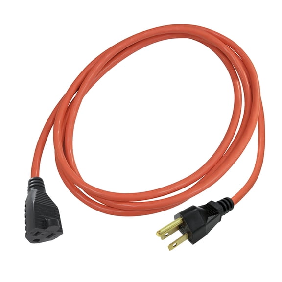 Projex Indoor and Outdoor 10 ft. L Orange Extension Cord 16/3 SJTW