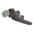 thumbnail image 2 of Cinturón de material cuero informal, correas de cinturo, cinturón de vaquero occidental con hebilla , cinturón para pantalones , , marrón Marrón B Sunnimix cinturones de cintura, 2 of 6