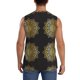 thumbnail image 4 of Balery Gold Mandala Camisetas sin mangas para hombre, absorbe la humedad y protege contra el mal olor.-Large, 4 of 7