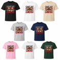 thumbnail image 4 of Game Day Football Bow Graphic T-Shirt, Unisex Classic Fit Crew Neck Tee, 4 of 9