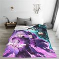 thumbnail image 4 of Jujutsu Anime Kaise Blanket Soft Cozy Fleece Throw Blanket Lightweight Warm Fuzzy Flannel Blankets and Throws for Couch Sofa Bed 40"x30", 4 of 8