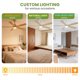 thumbnail image 3 of Yeshouse ventilador de techo de 52" con luz LED y control remoto, 3 temperaturas de color, motor DC reversible y silencioso, bajo consumo, acabado negro mate, ideal para dormitorio, sala o comedor, 3 of 7