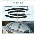 thumbnail image 7 of Window Visor Vent Shade Rain Guards Mugen Style For 2014-2018 Toyota Corolla 4pc, 7 of 7