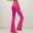 A0617-Hot Pink, variant on QUINDOS Flare Yoga Pants for Women Bootcut High Waist Hip Lifting Leggings Athletic Fitness Workout Pants