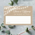 thumbnail image 3 of Koyal Wholesale Share a Memory Cards, Rustic String Lights Cards for Wedding, Life Memories, 4" x 6", 52-Pk, 3 of 5