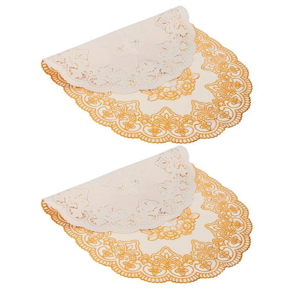 Accesorio de cocina, 2 manteles individuales de PVC para mesa, artesanía superior