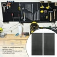thumbnail image 3 of PEGBOY 2 PECS PANELOS DE PANELLOS DE METAL DE METAL 24 x 12 Pulgadas Organizador de Herramientas de Tablero de Clavijas modulares para la Tienda de Trabajo de Trabajo de Garaje, 3 of 7
