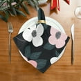 thumbnail image 2 of WOBOGO Illustration Of Pink and White Flowers Cloth Napkins 1 Piece Soft Elegant Touch Durable Absorbent Quick Drying for Elegant Dining, 2 of 8