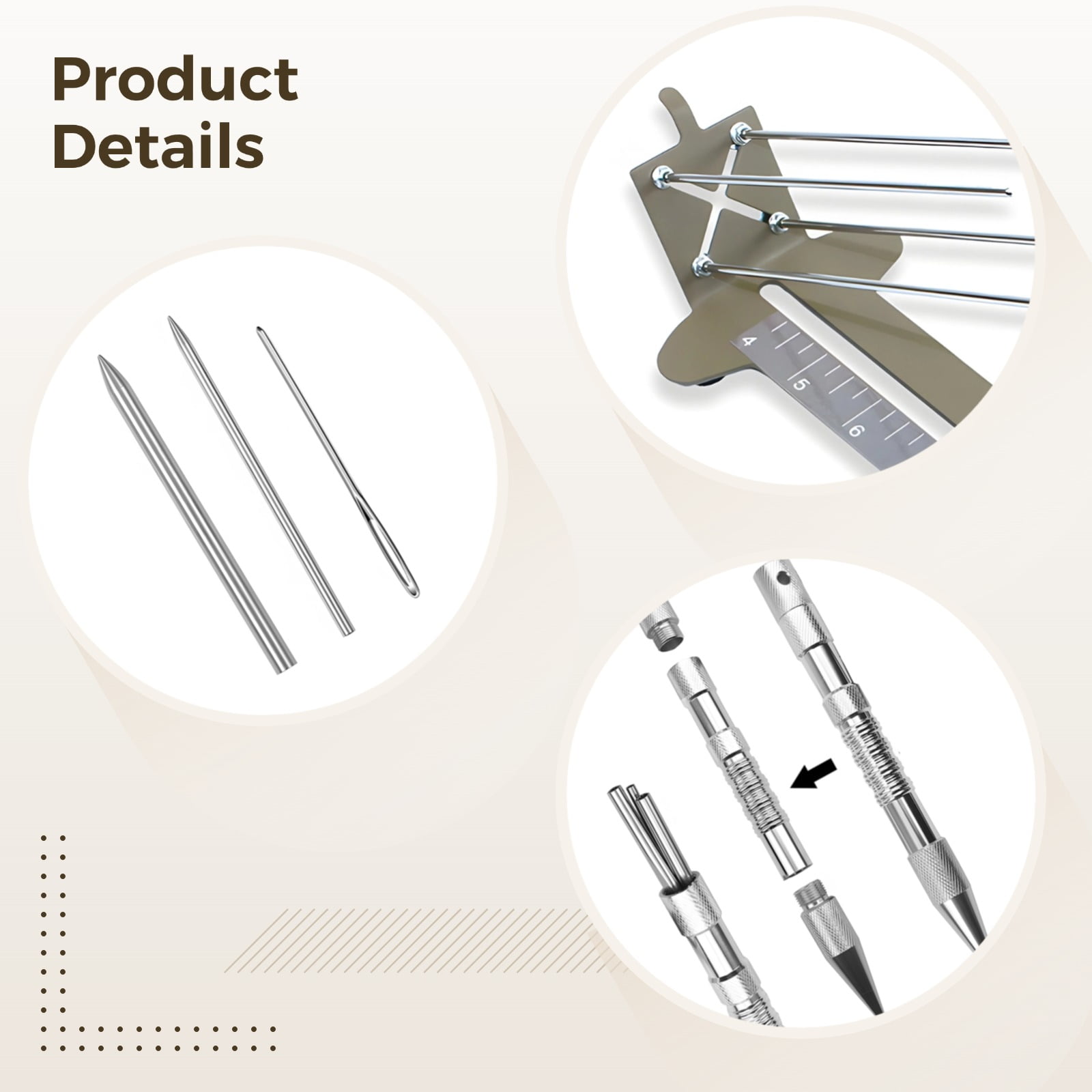 Paracord Bracelet Making Kit, Metal Jig Bracelet Maker with Adjustable Width, Paracord Jig Weaving Tools Accessories, Marlinspike Needles Buckles Ropes DIY Set, Paracord Bracelet Making Supplies