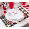 thumbnail image 5 of Valentines Day Gnomes Placemats Set of 6,12x18 Inch Buffalo Plaid Gnomes with Love Hearts Truck Heat-Resistant Place Mats,Anniversary Wedding Table Decors for Farmhouse Kitchen Dining Party, 5 of 6
