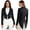 Black, variant on Women's Vintage Steampunk Swallow Tail Coat Gothic Long Suit Jacket Formal Casual Slim Blazer Dress Coat White S
