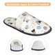 thumbnail image 3 of Balery Cute Cat Pantuflas de Casa de Felpa Silenciosas con Diseño Estampado, Zapatillas Cómodas Antideslizantes de Algodón para Interior-Large, 3 of 8
