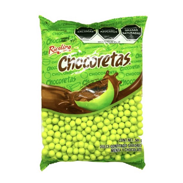 Chocoretas Ricolino Sabor Menta Chocolate Confitado 500g | Bodega ...
