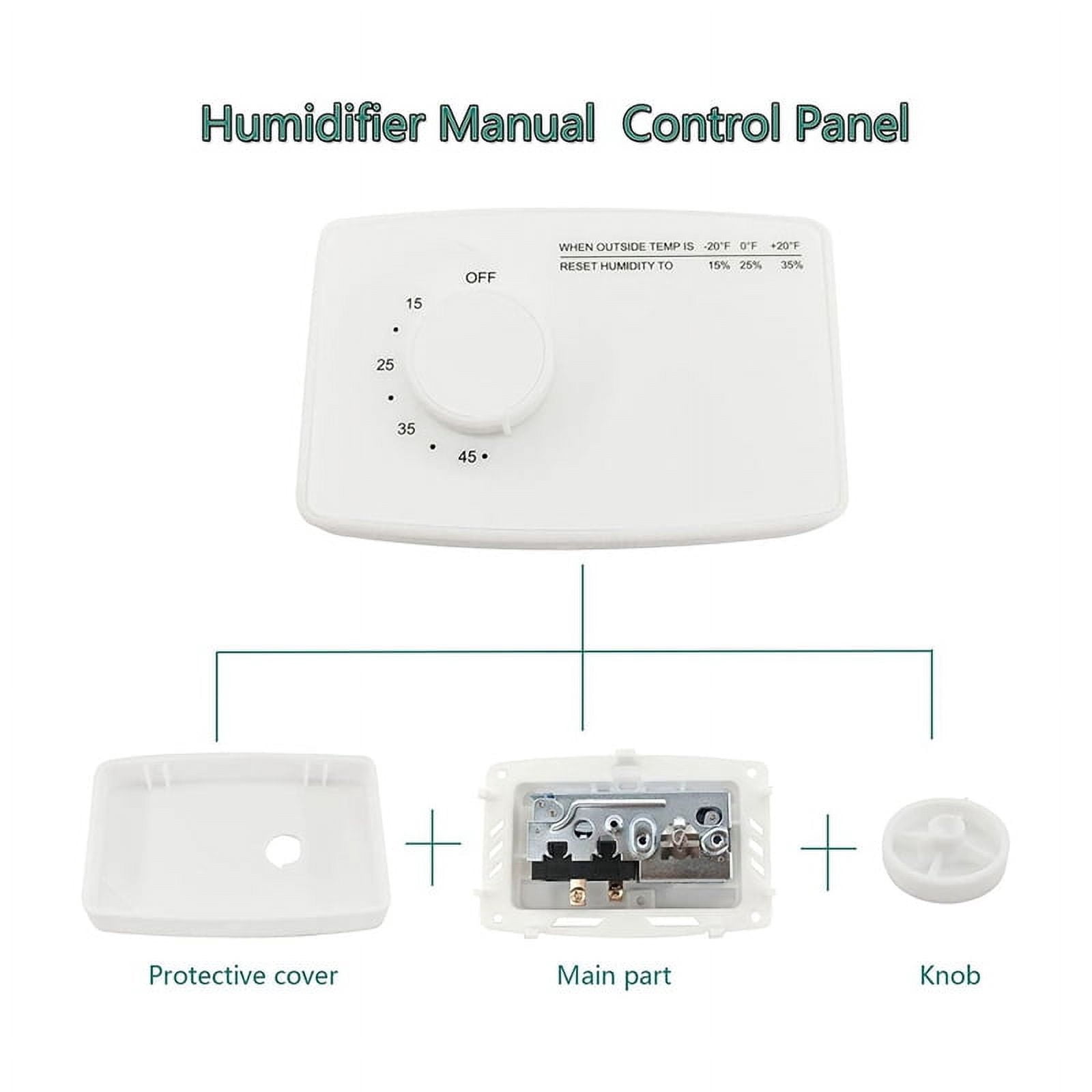 4655 Digital Control Humidistat Control Switch for Whole-House Duct or Wall Mounted Humidifier Control Humidistat 110v