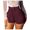 Wine, variant on Women's High Waisted Hem Distressed Ripped Casual Shorts