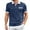 Blue, variant on Men's Polo Shirts Collar With Pocket Slim Fit For Men Short Sleeve Soft Cotton Collared Shirt,Grey,XL